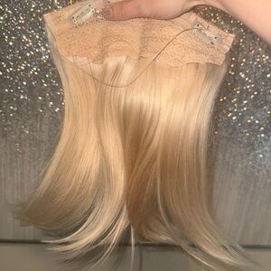 Blonde Luxury Hair Extension Halo 100% Human Hair